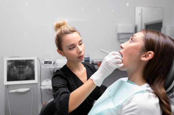 Chirurgie des gencives en récession